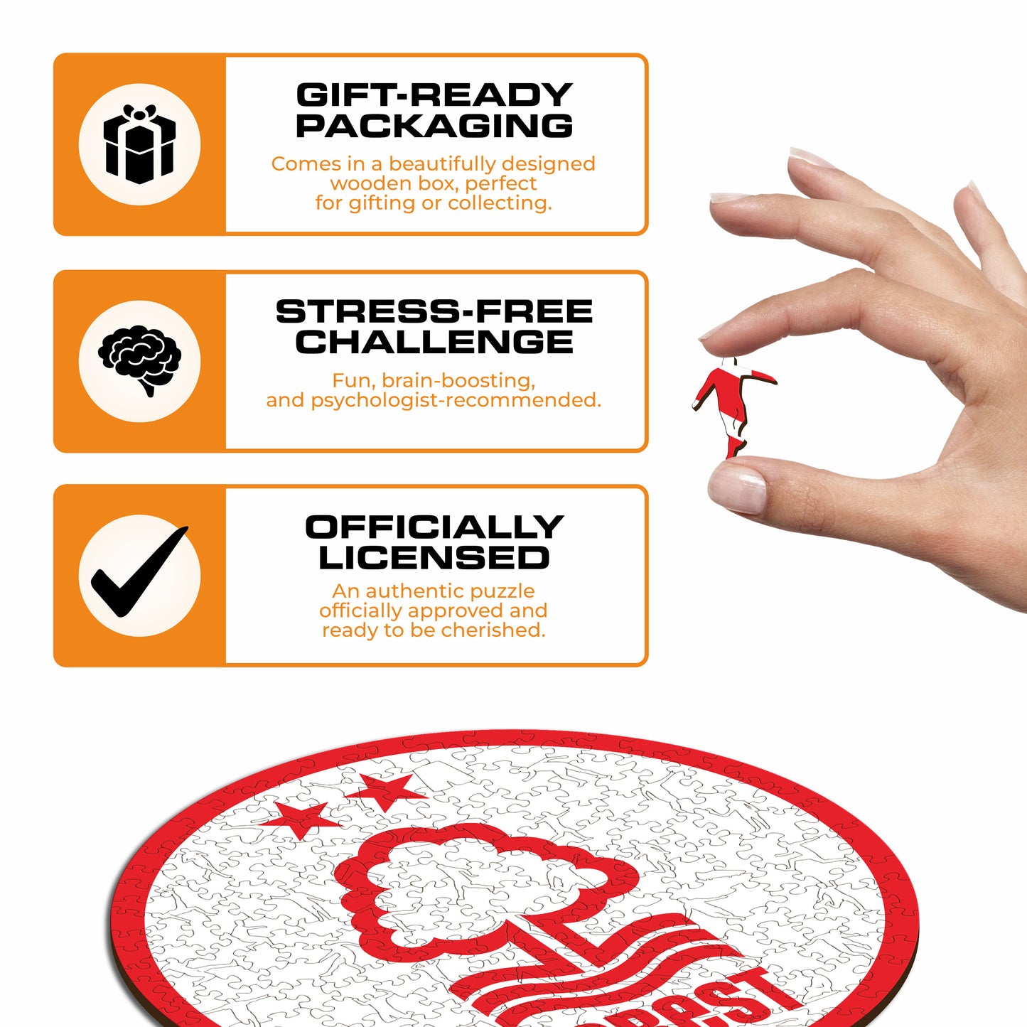Nottingham Forest FC® Crest - Wooden Puzzle
