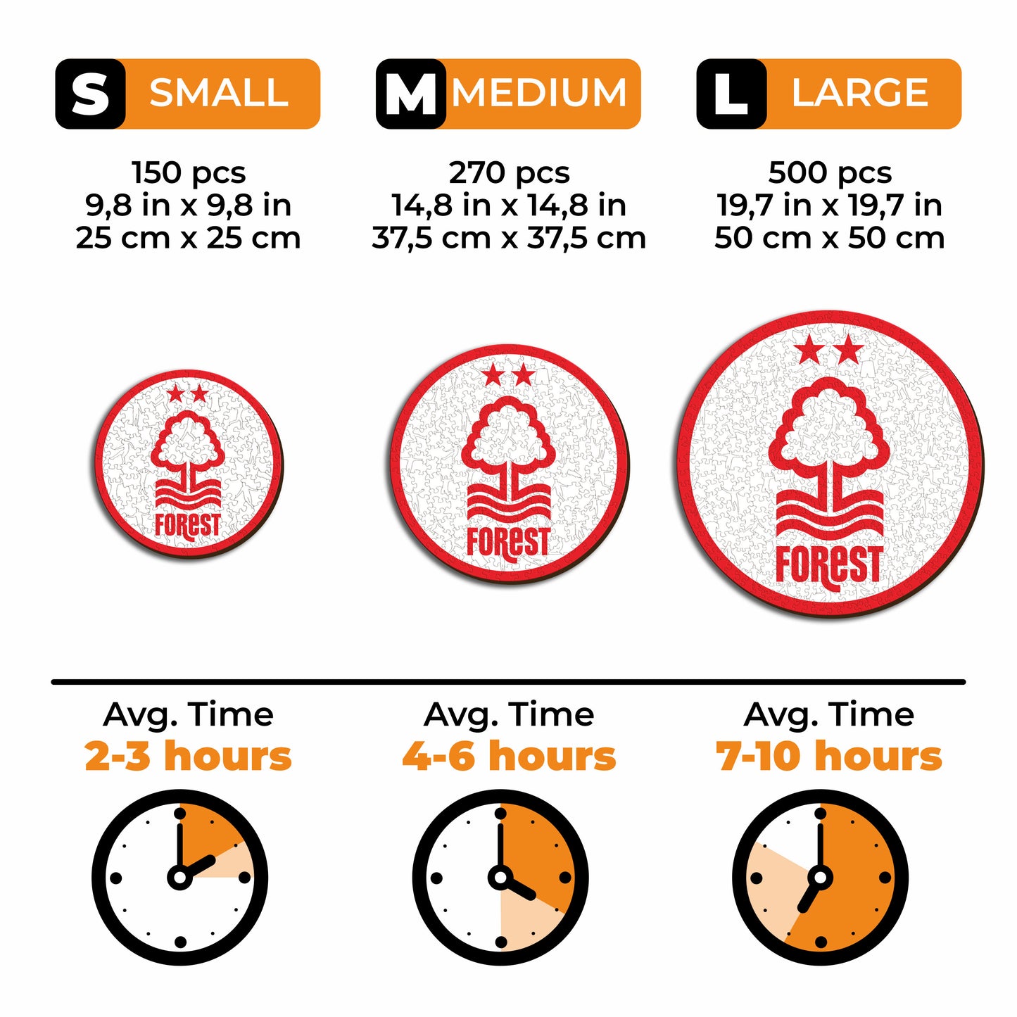 Nottingham Forest FC® Crest - Wooden Puzzle