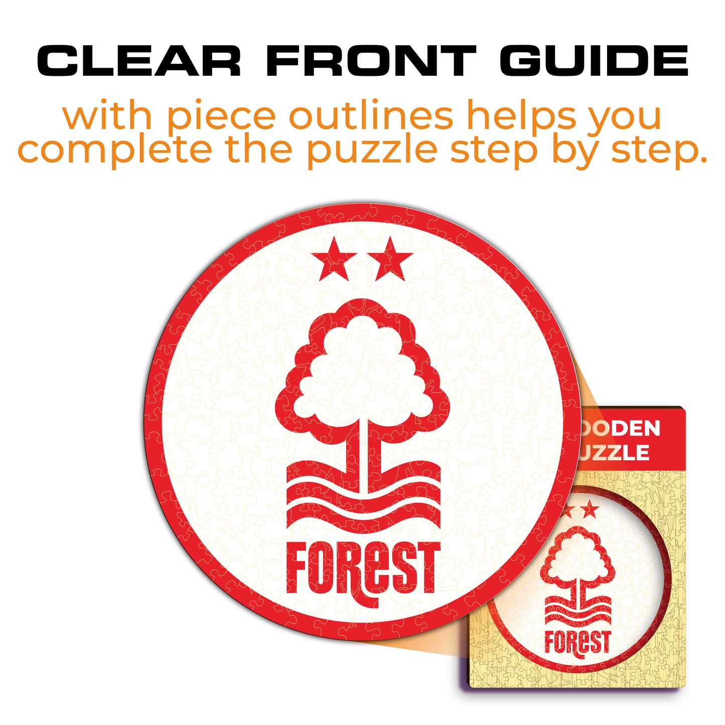 Nottingham Forest FC® Crest - Wooden Puzzle