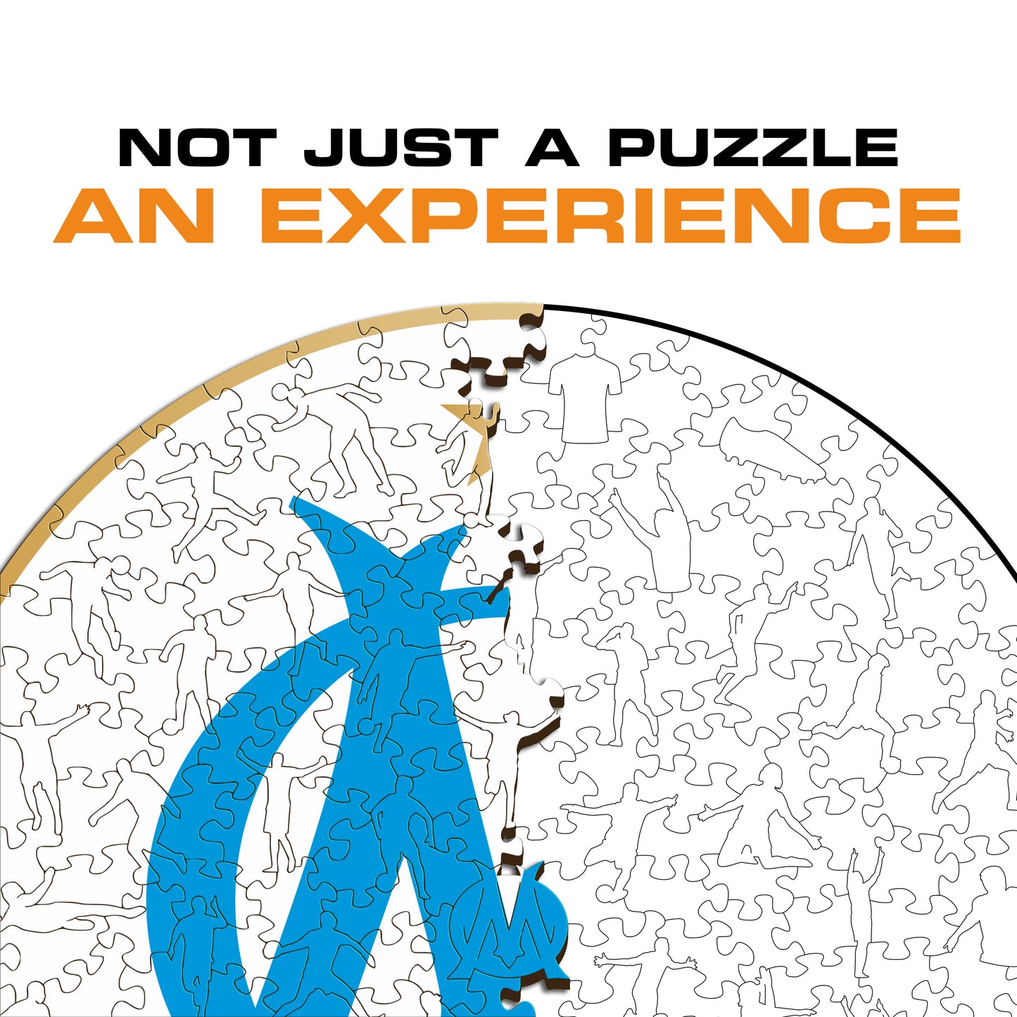 Olympique de Marseille® Crest - Wooden Puzzle