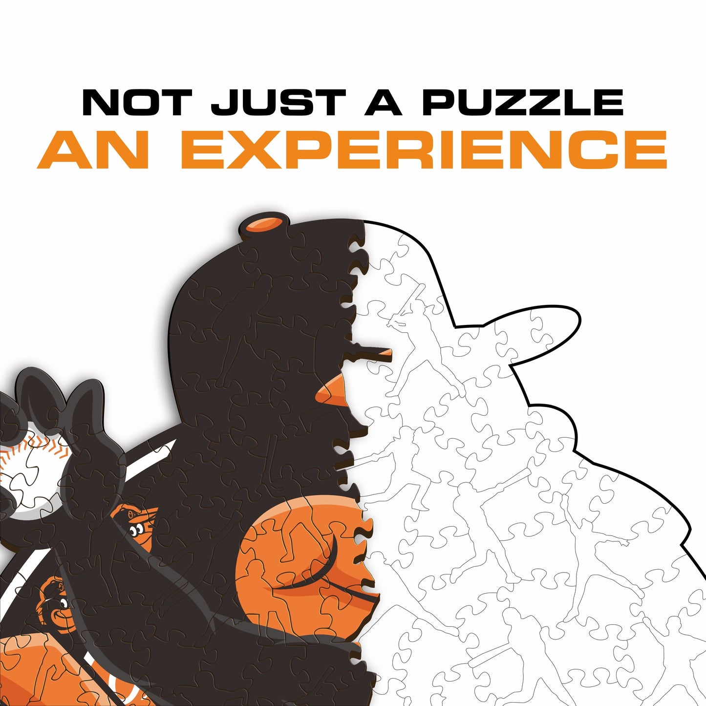 Baltimore Orioles™ Mascot - Wooden Puzzle