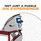 New England Patriots™ Helmet - Wooden Puzzle