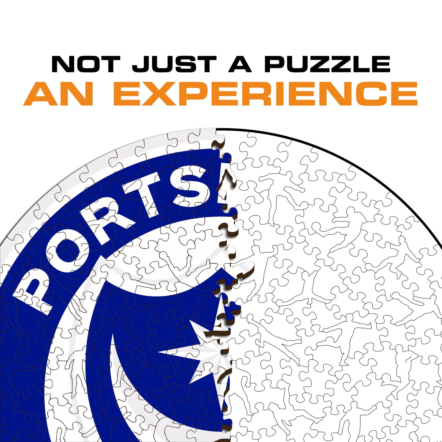 Portsmouth FC® Logo - Wooden Puzzle
