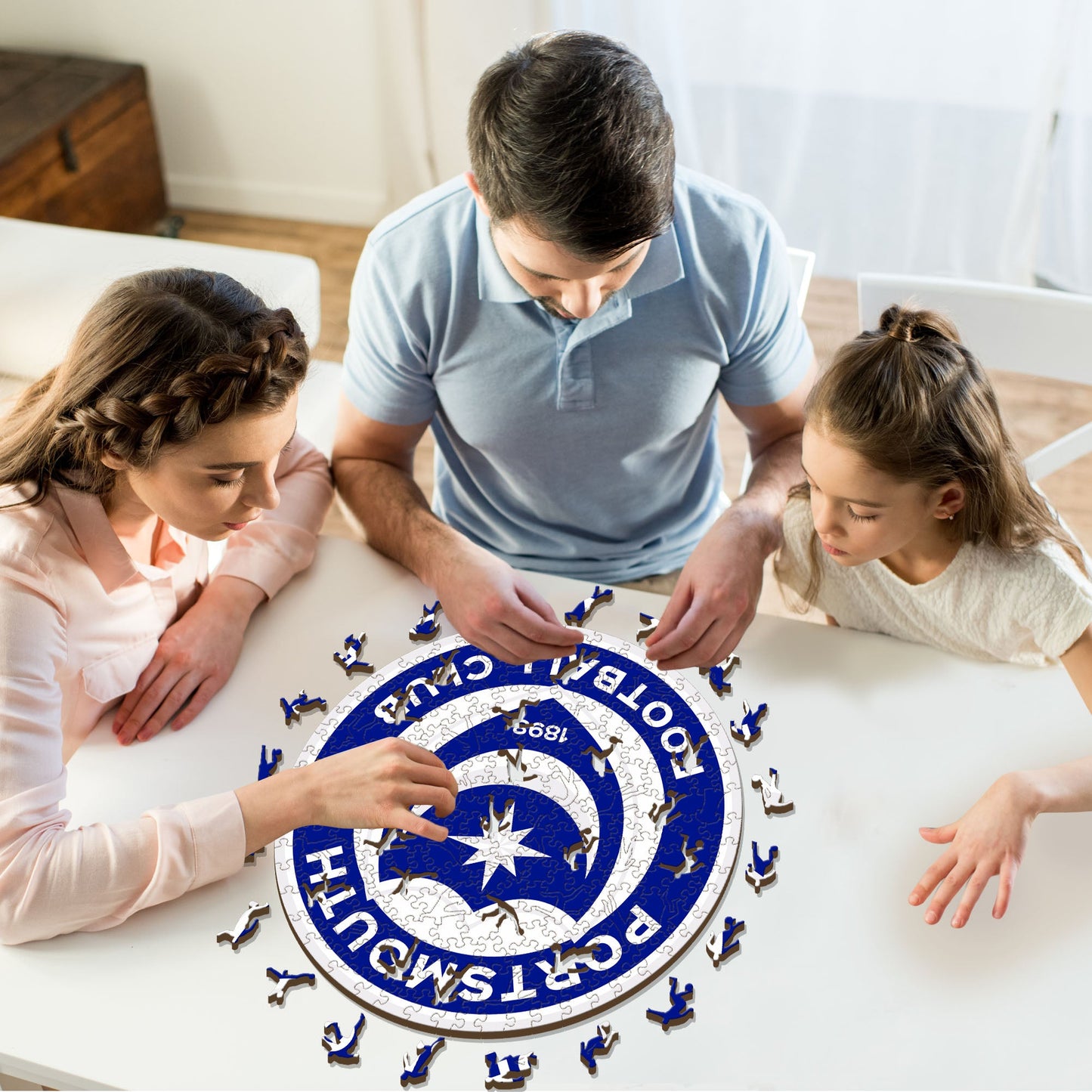 Portsmouth FC® Logo - Wooden Puzzle