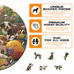 Puppies in the Garden - Wooden Puzzle