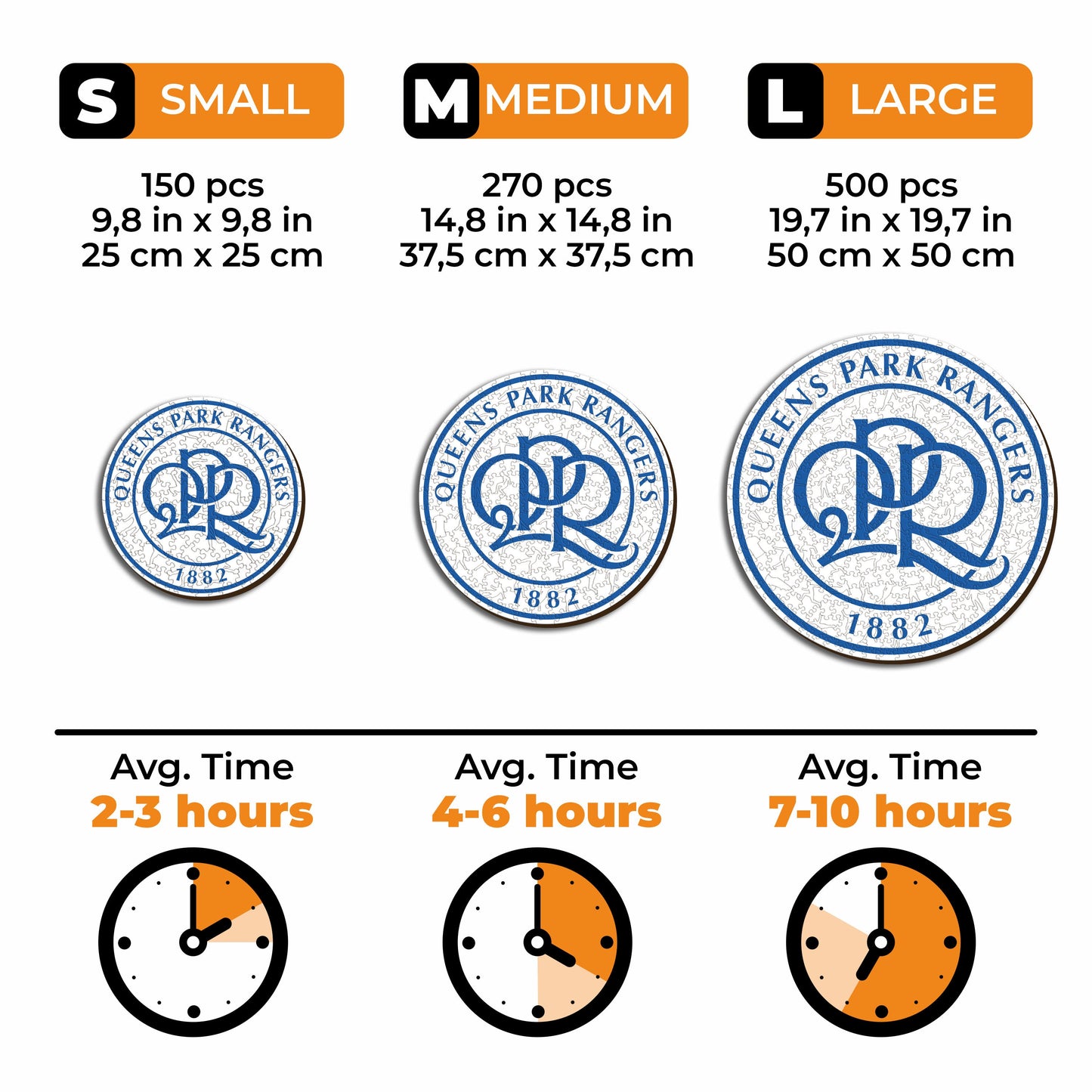 Queens Park Rangers FC® Logo - Wooden Puzzle