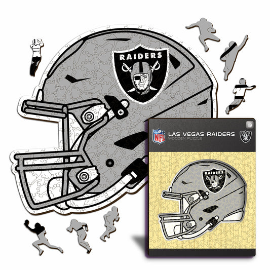 Las Vegas Raiders™ Helmet - Wooden Puzzle