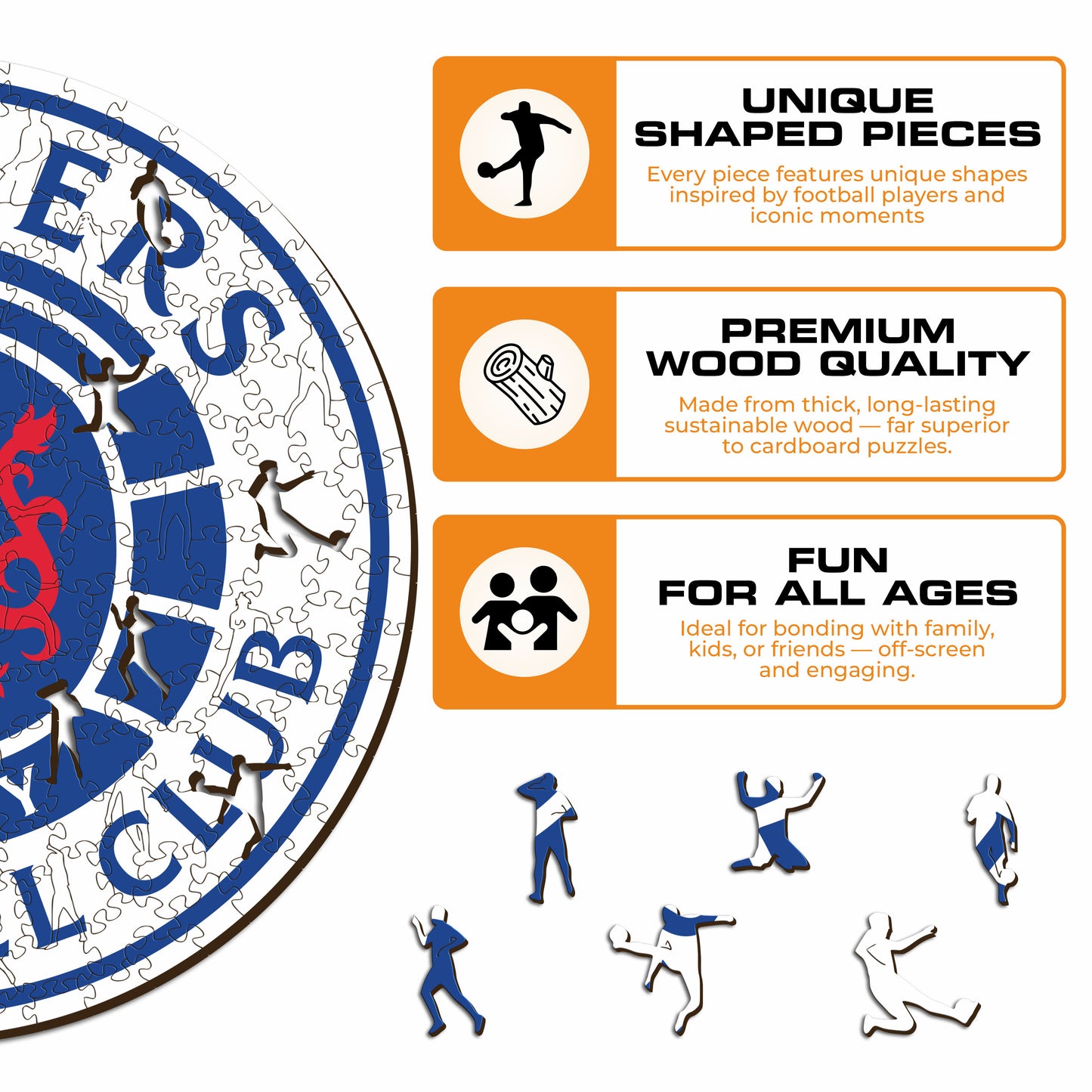 Glasgow Rangers FC® Crest - Wooden Puzzle