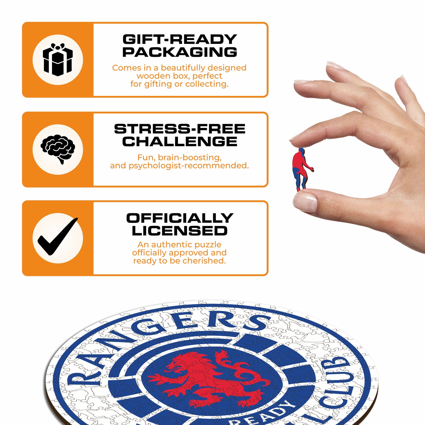 Glasgow Rangers FC® Crest - Wooden Puzzle