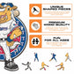 Texas Rangers™ Mascot - Wooden Puzzle