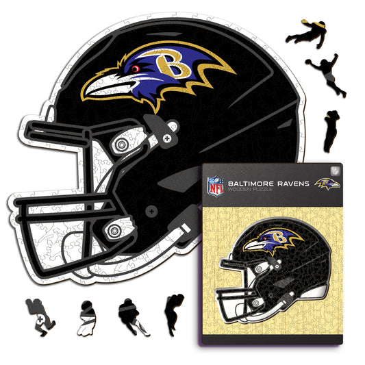 Baltimore Ravens™ Helmet - Wooden Puzzle