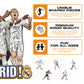 Real Madrid CF® 5 Players - Wooden Puzzle (LIMITED EDITION)