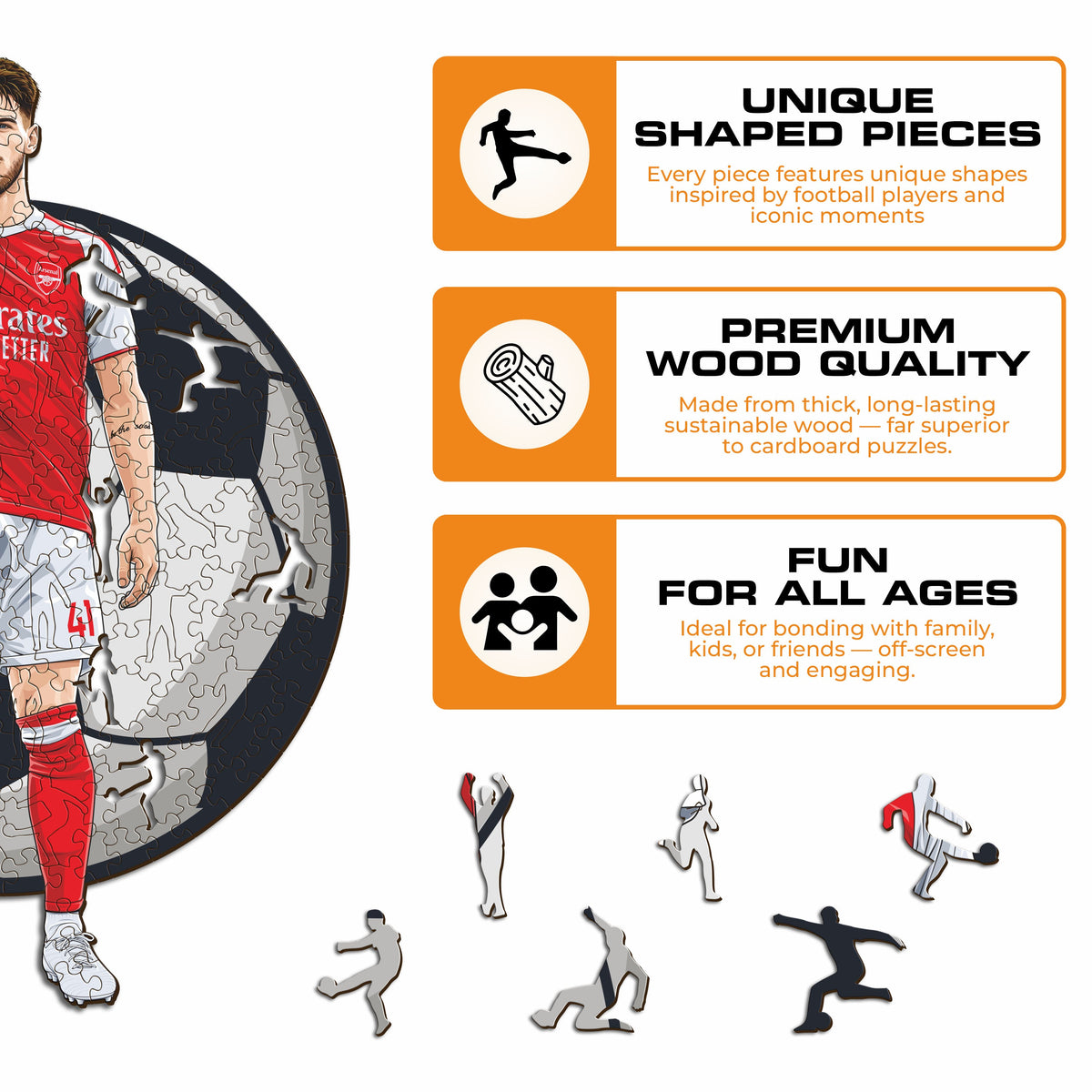 Declan Rice Wooden Puzzle