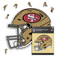 San Francisco 49ers™ Helmet - Wooden Puzzle