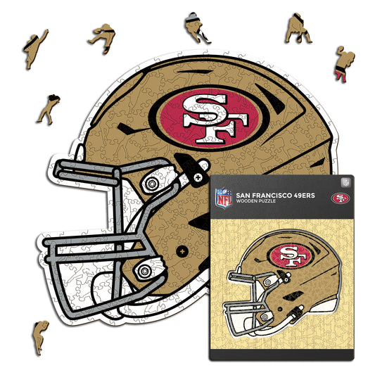 San Francisco 49ers™ Helmet - Wooden Puzzle