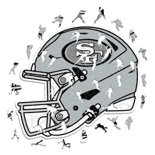 San Francisco 49ers™ Helmet - Wooden Puzzle