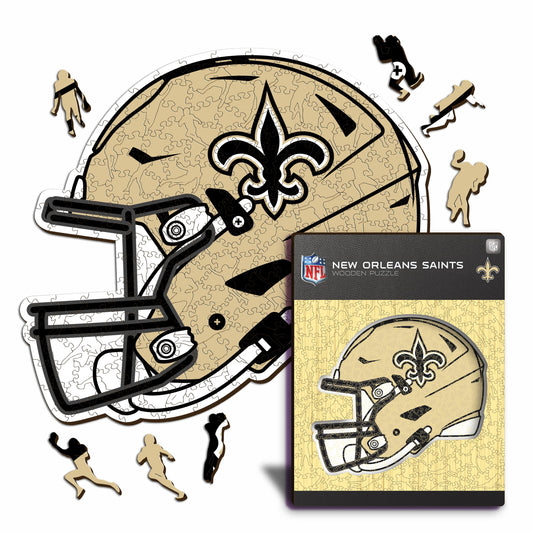 New Orleans Saints™ Helmet - Wooden Puzzle