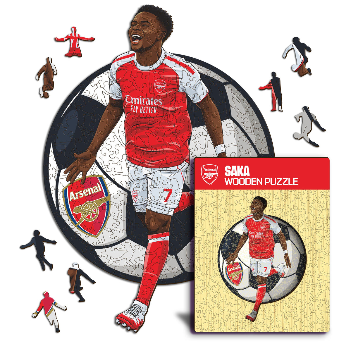 Bukayo Saka Wooden Puzzle
