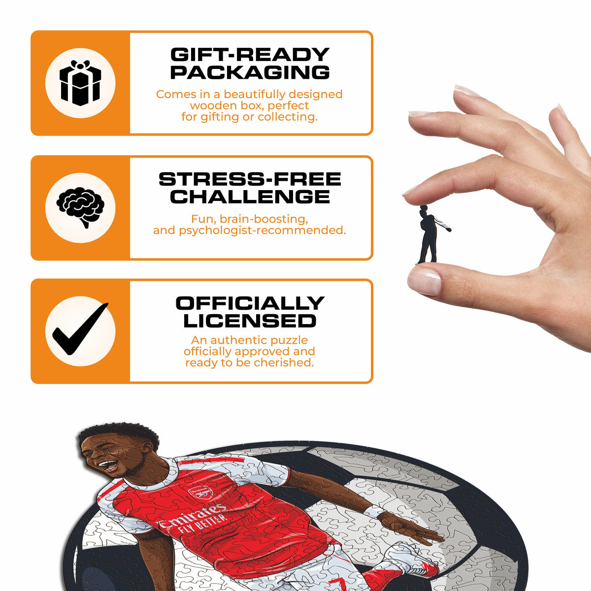 Bukayo Saka Wooden Puzzle