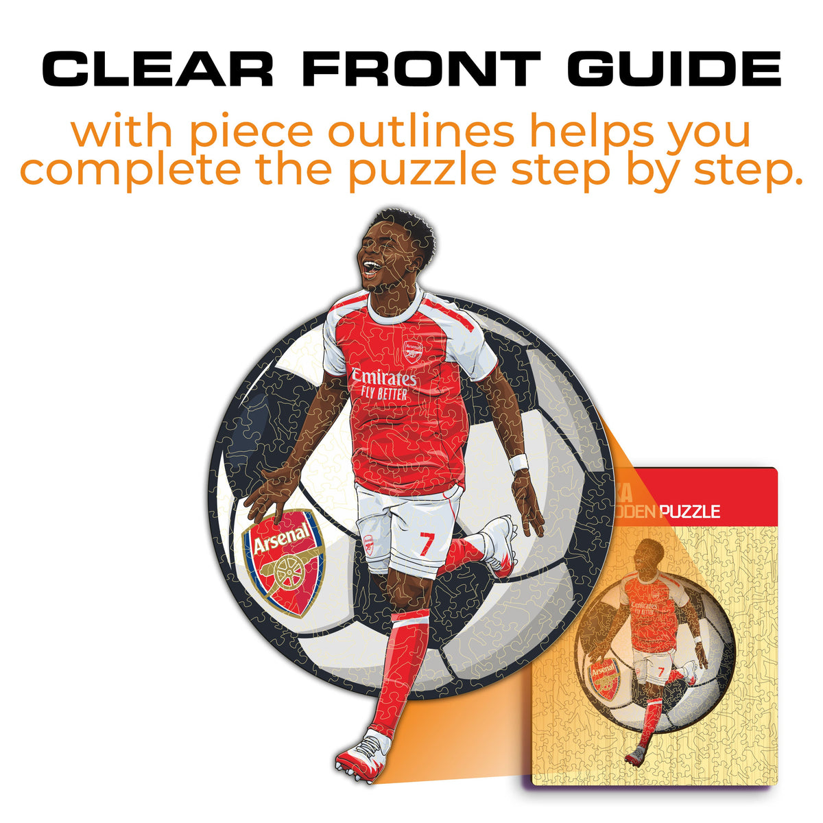 Bukayo Saka Wooden Puzzle