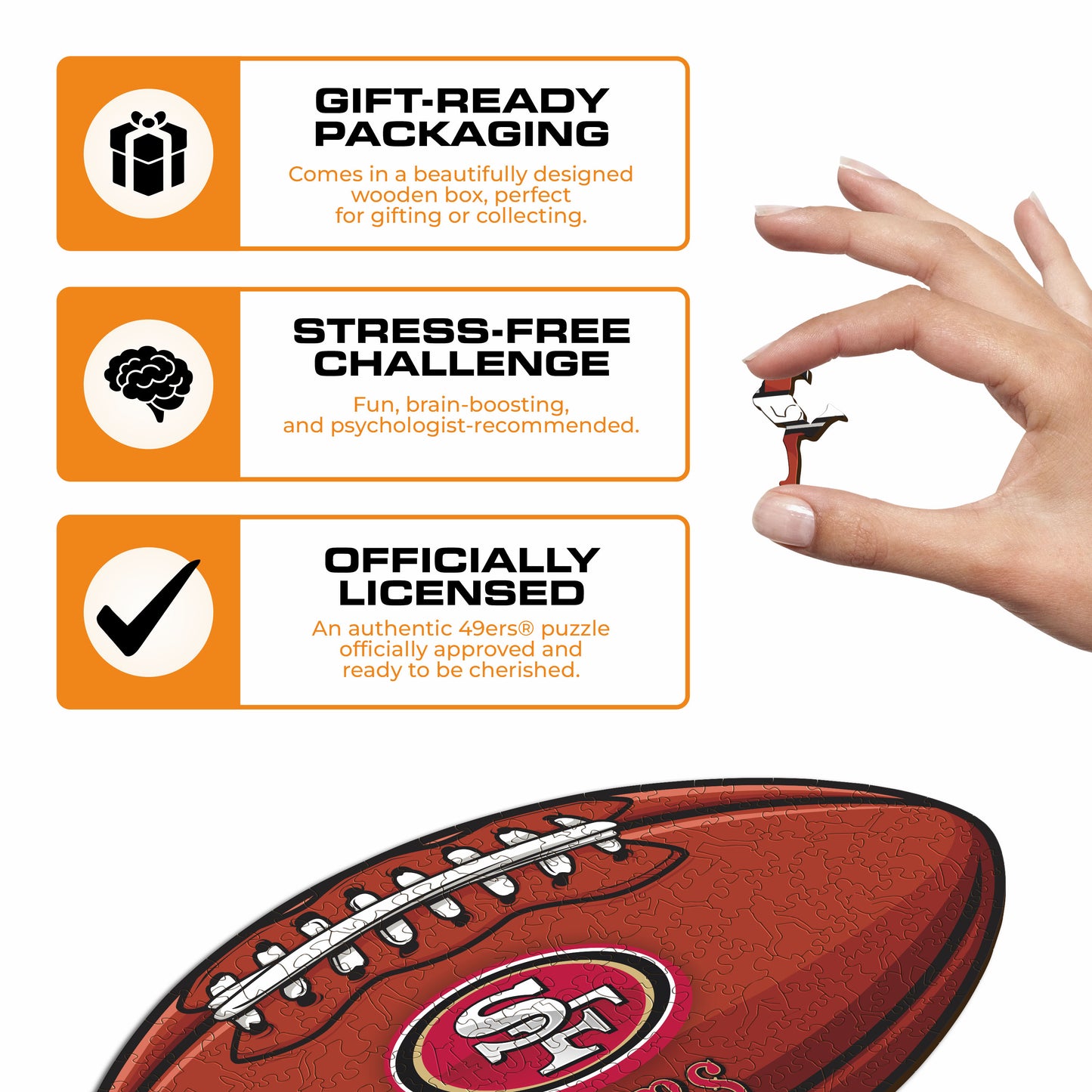 San Francisco 49ers™ - Wooden Puzzle