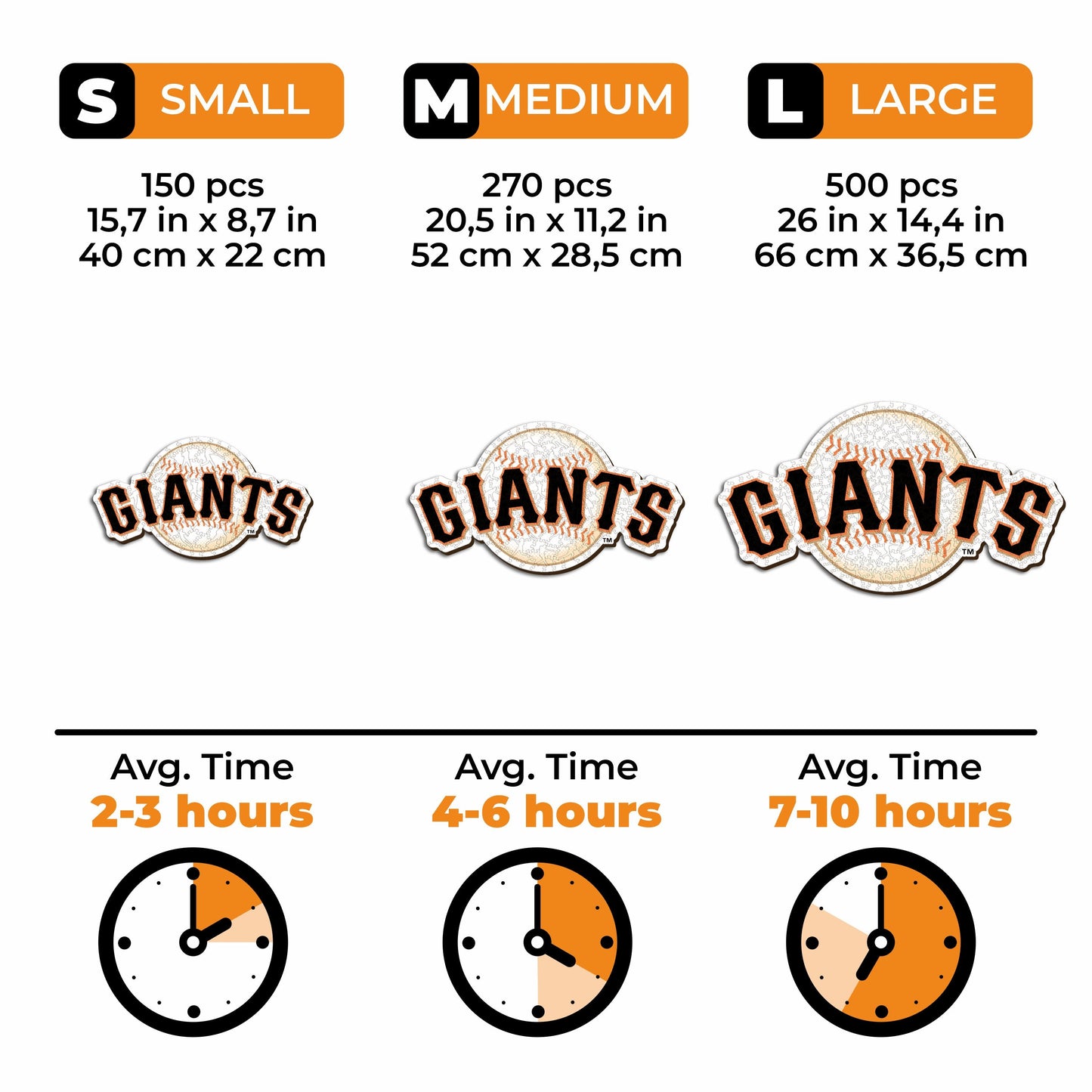 San Francisco Giants™ Crest - Wooden Puzzle