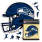 Seattle Seahawks™ Helmet - Wooden Puzzle