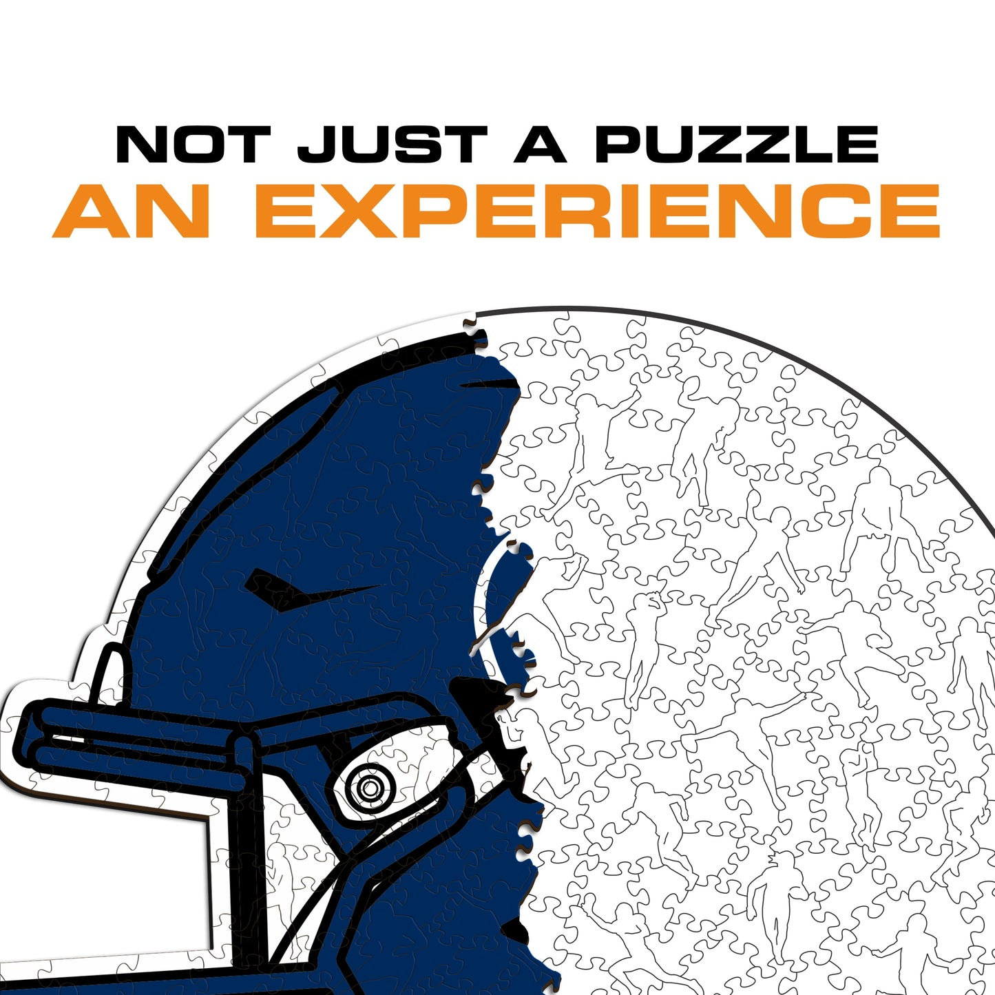 Seattle Seahawks™ Helmet - Wooden Puzzle