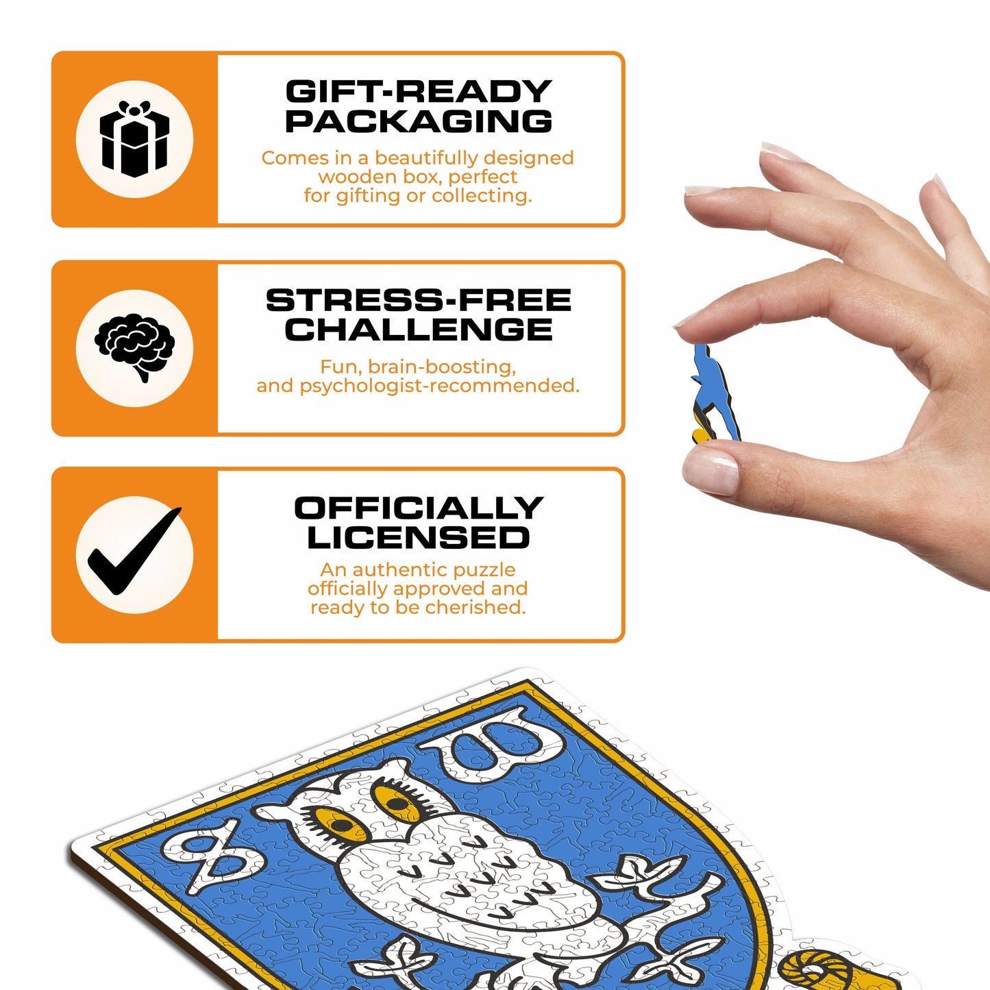 Sheffield Wednesday FC® Logo - Wooden Puzzle
