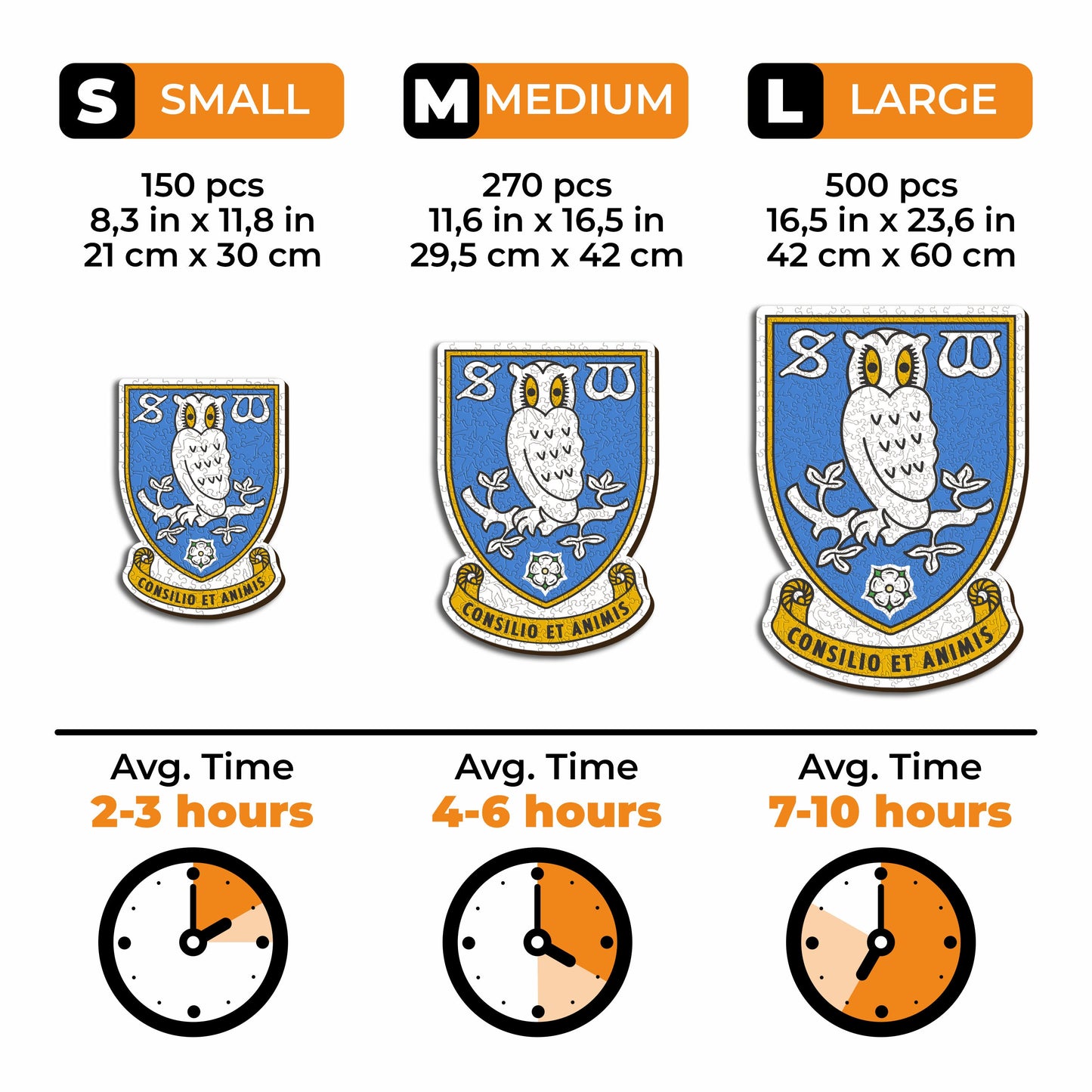 Sheffield Wednesday FC® Logo - Wooden Puzzle