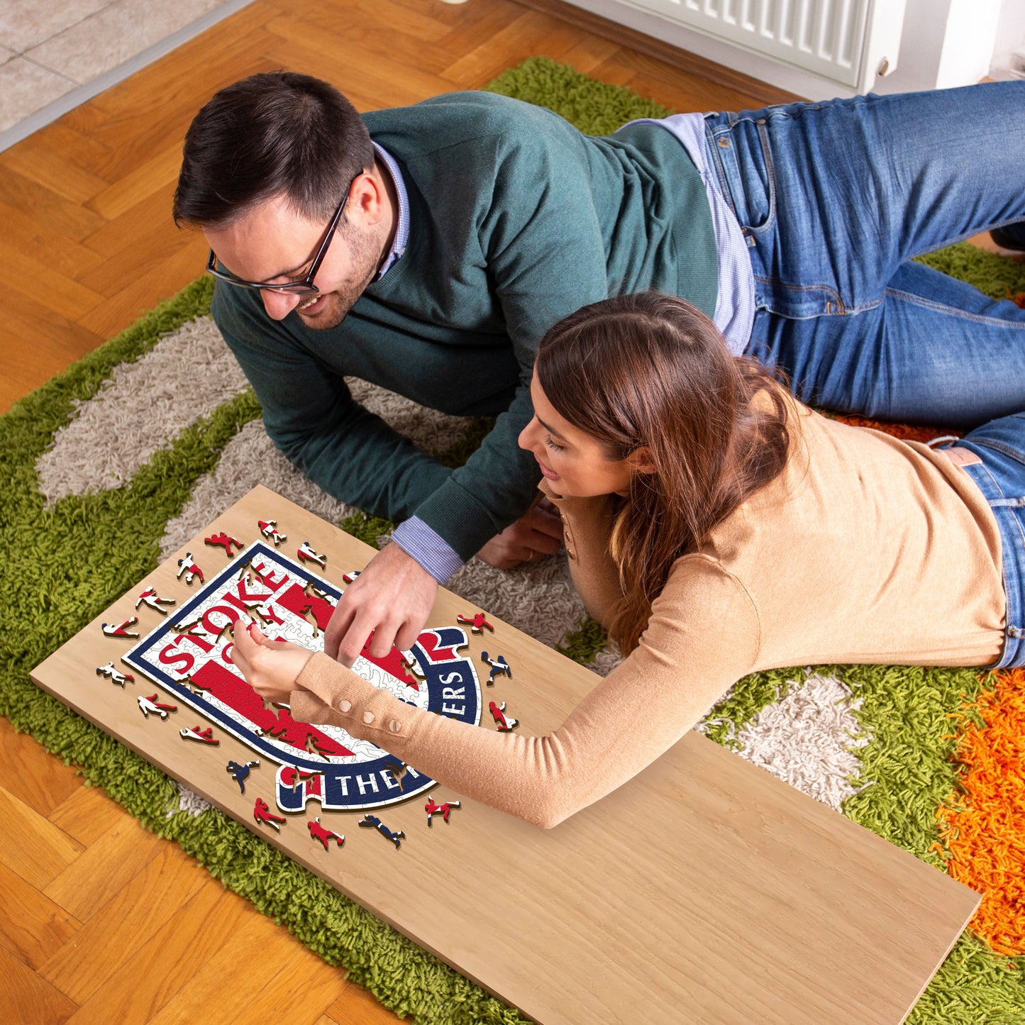 Stoke City FC® Logo - Wooden Puzzle