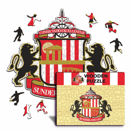 Sunderland AFC® Crest - Wooden Puzzle