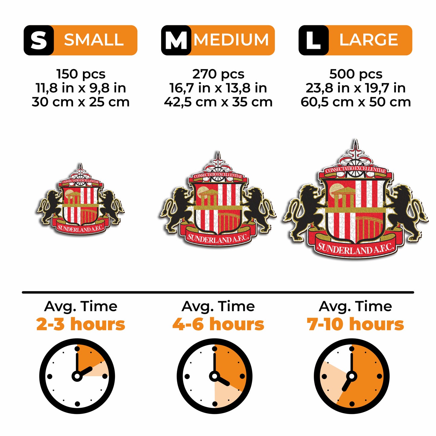 Sunderland AFC® Crest - Wooden Puzzle