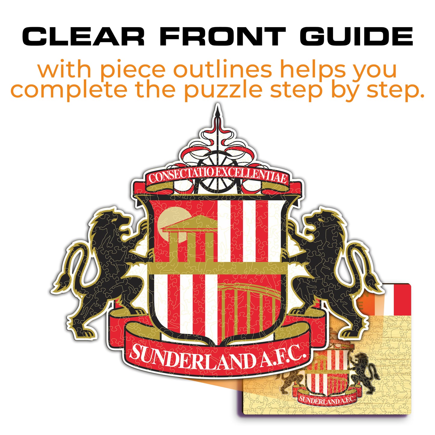 Sunderland AFC® Crest - Wooden Puzzle