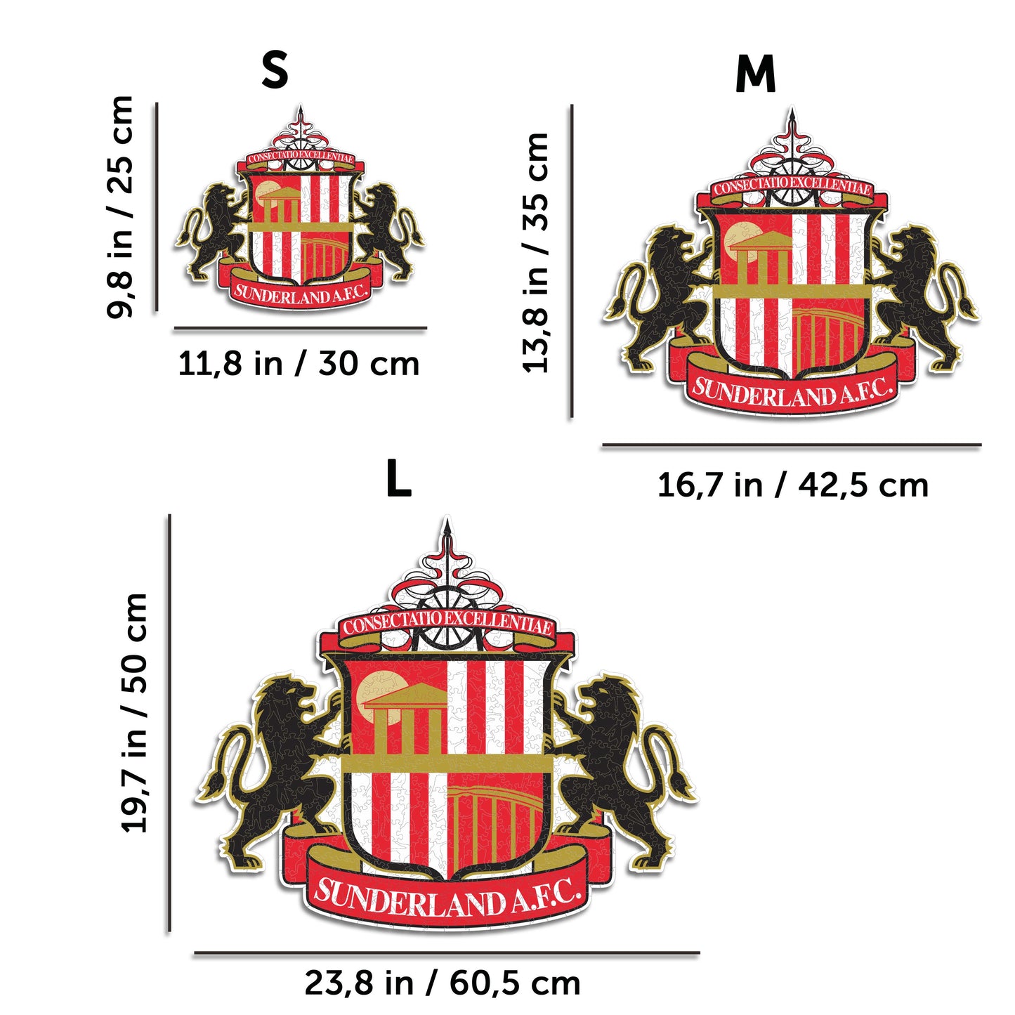 Sunderland AFC® Crest - Wooden Puzzle