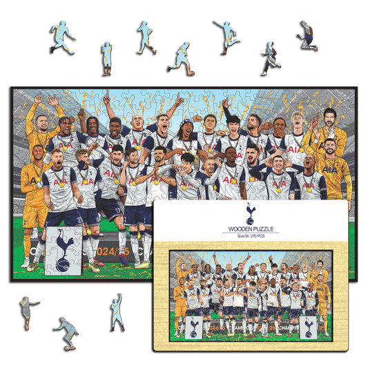 Tottenham Hotspur FC® 2024/25 Team "Europa League Winners" - Wooden Puzzle