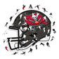 Tampa Bay Buccaneers™ Helmet - Wooden Puzzle