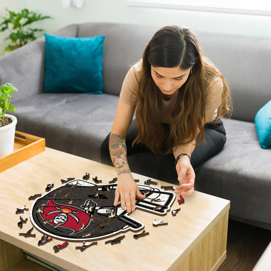 Tampa Bay Buccaneers™ Helmet - Wooden Puzzle