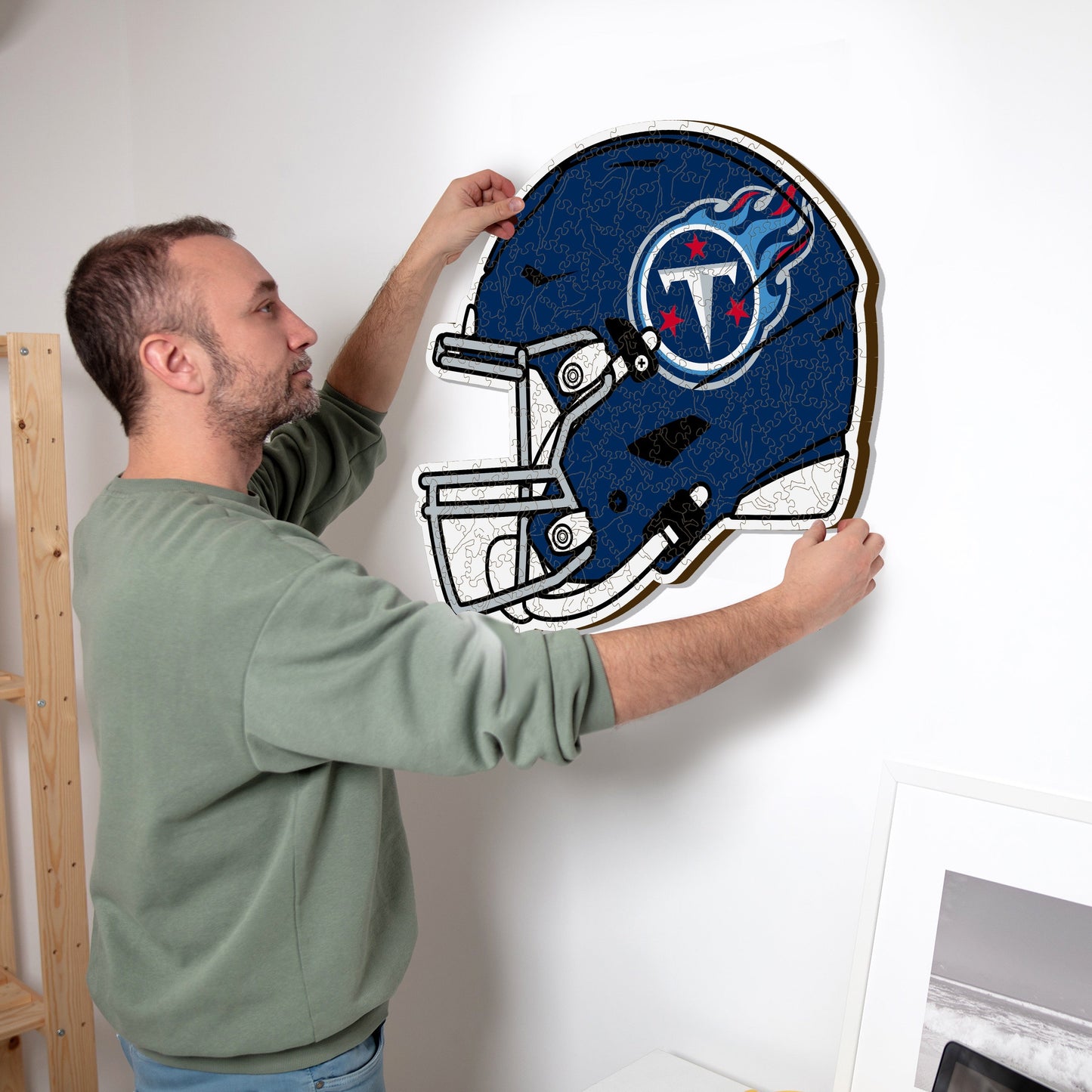 Tennessee Titans™ Helmet - Wooden Puzzle
