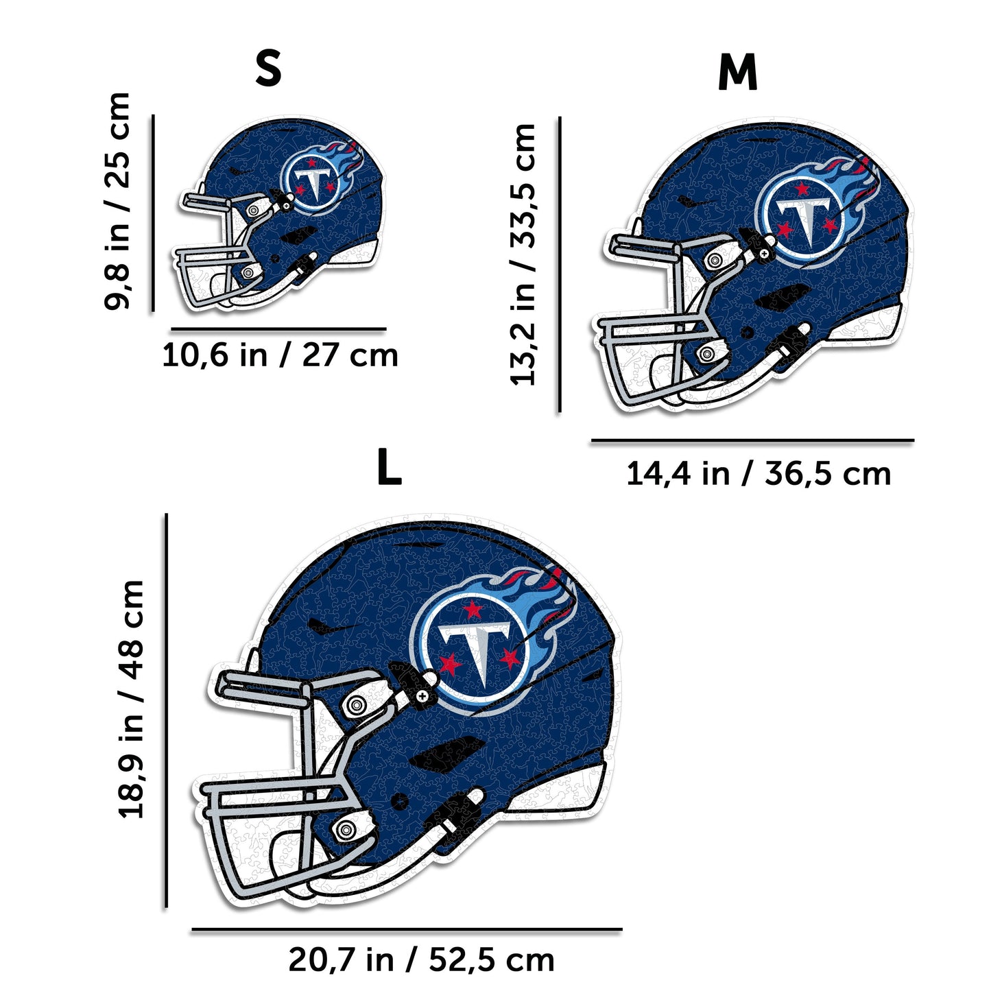 Tennessee Titans™ Helmet - Wooden Puzzle