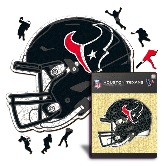 Houston Texans™ Helmet - Wooden Puzzle