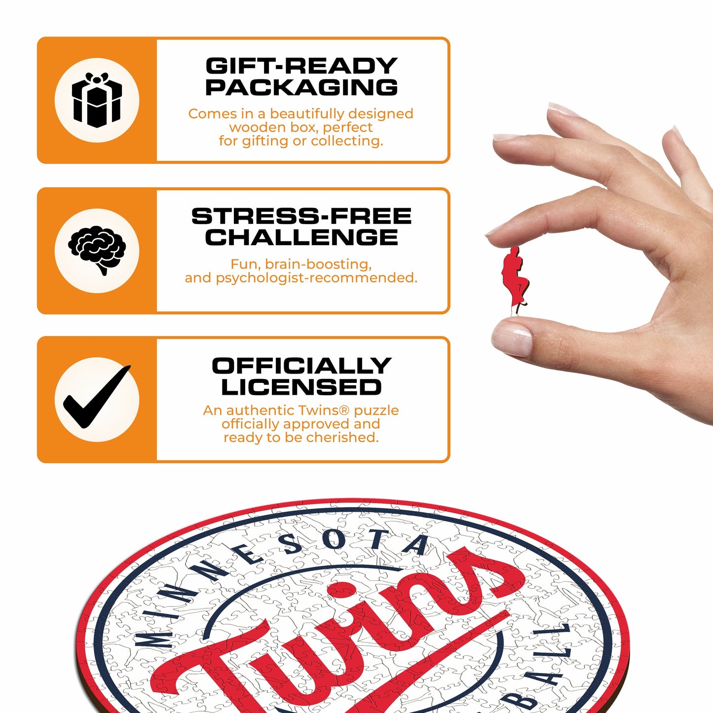 Minnesota Twins™ - Wooden Puzzle