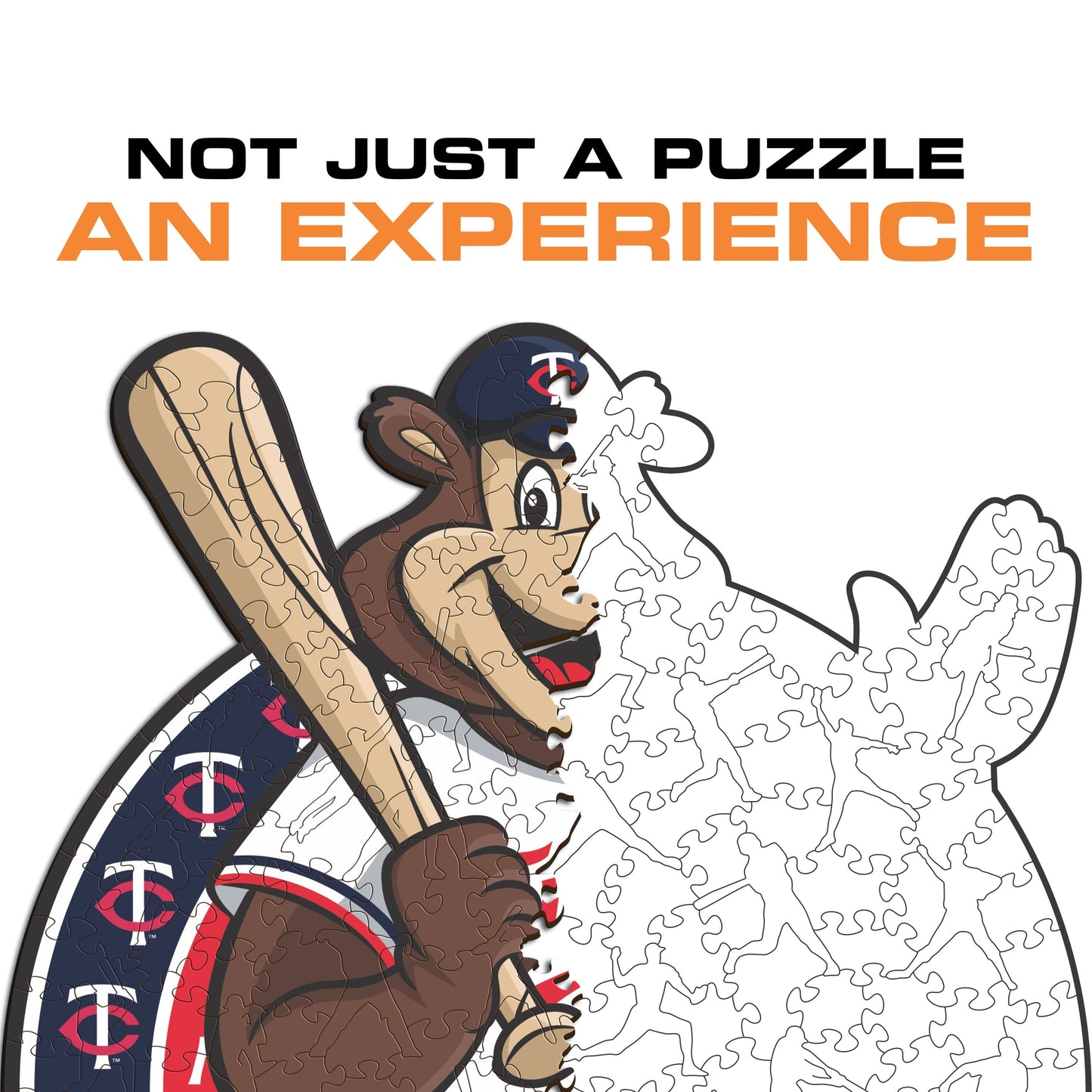 Minnesota Twins™ Mascot - Wooden Puzzle