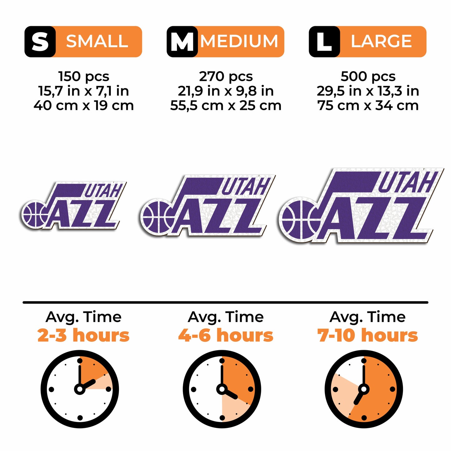 Utah Jazz™ - Wooden Puzzle