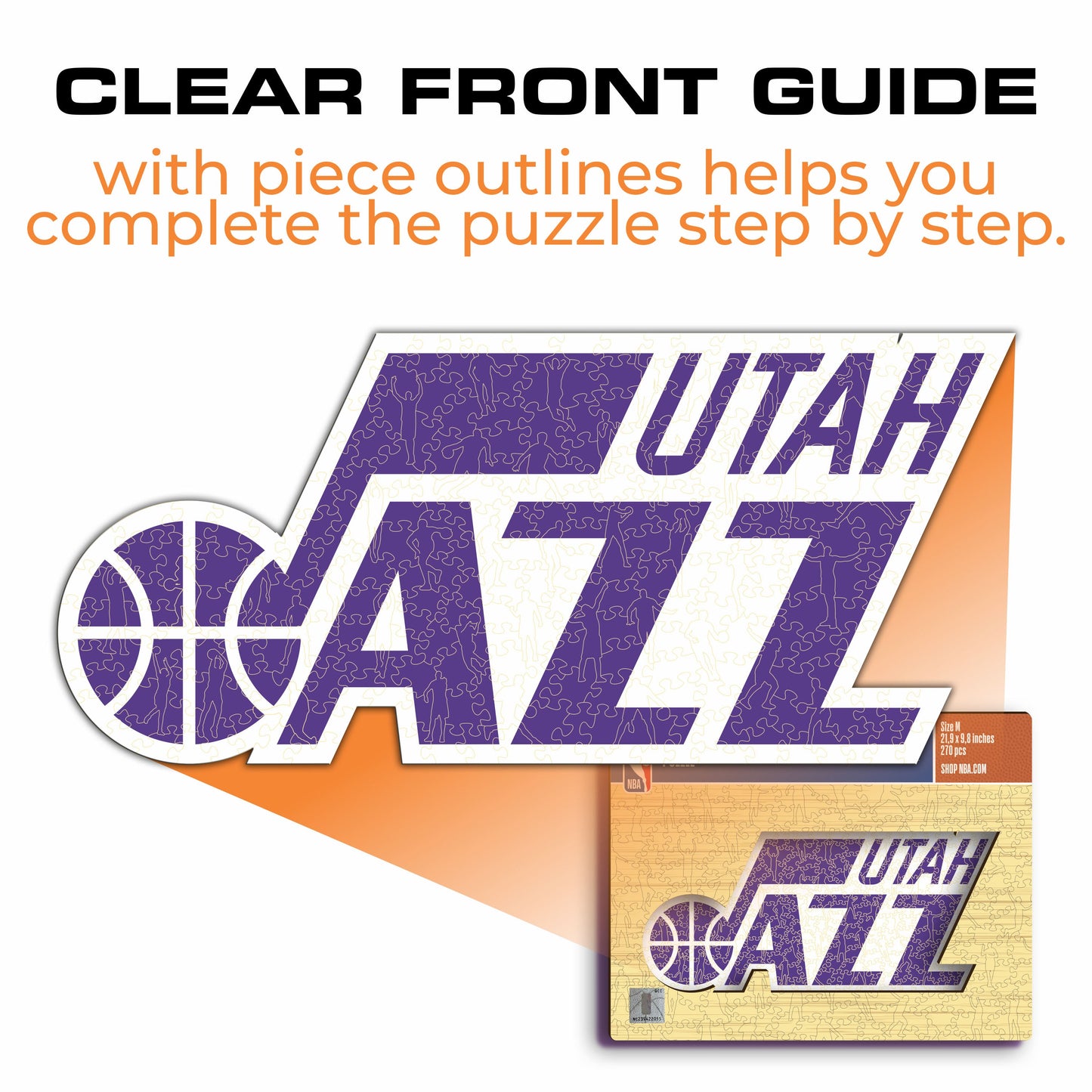Utah Jazz™ - Wooden Puzzle