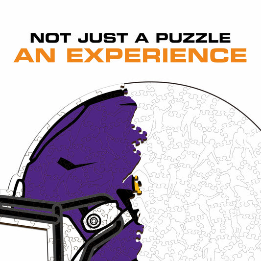 Minnesota Vikings™ Helmet - Wooden Puzzle