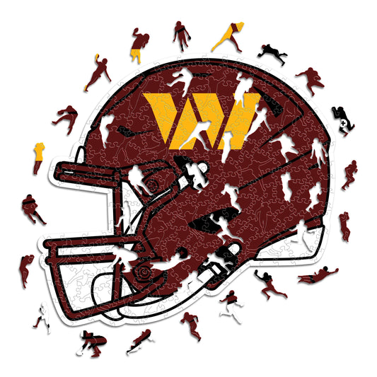 Washington Commanders™ Helmet - Wooden Puzzle
