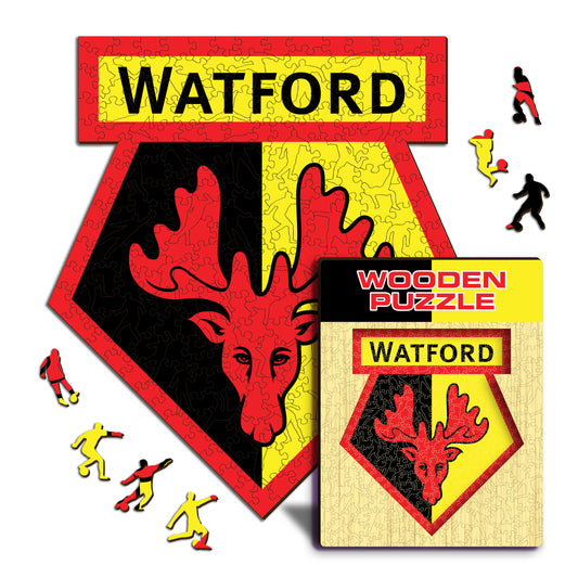 Watford FC® Logo - Wooden Puzzle