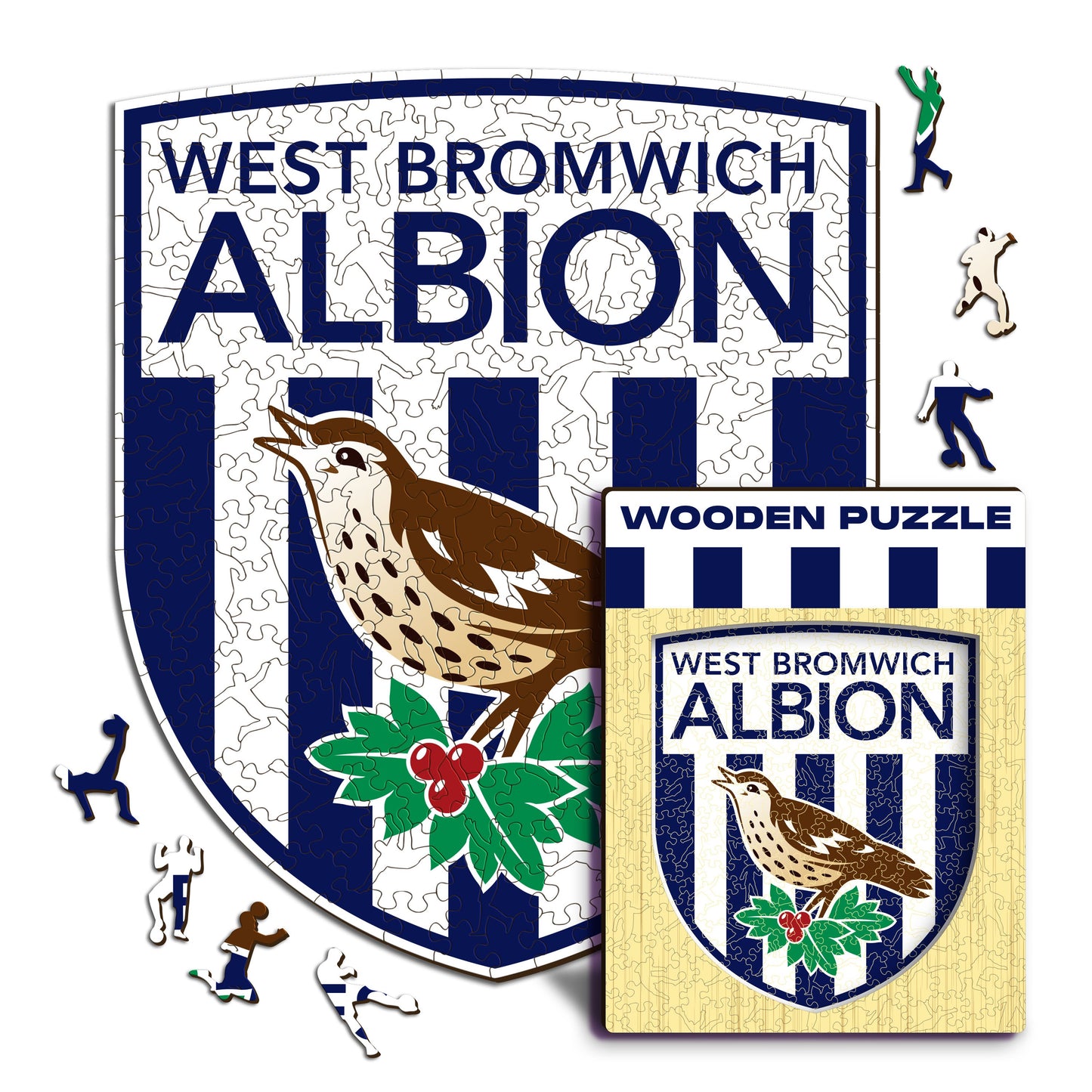 West Bromwich Albion FC® Logo - Wooden Puzzle