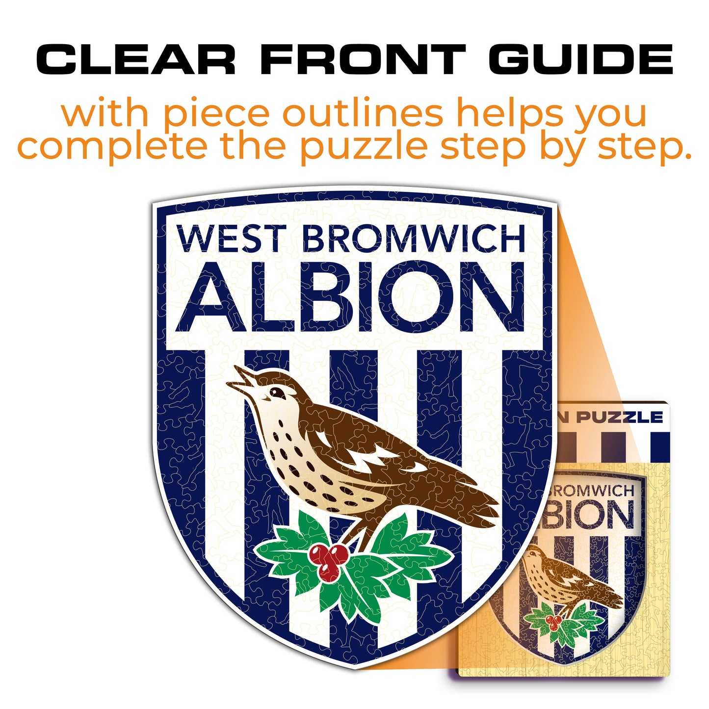 West Bromwich Albion FC® Logo - Wooden Puzzle